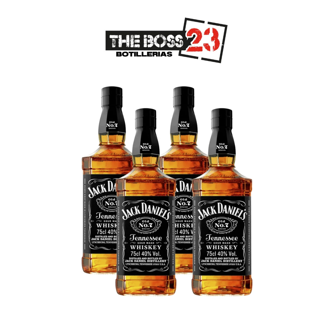 Whisky Jack Daniels Negro 750cc x4