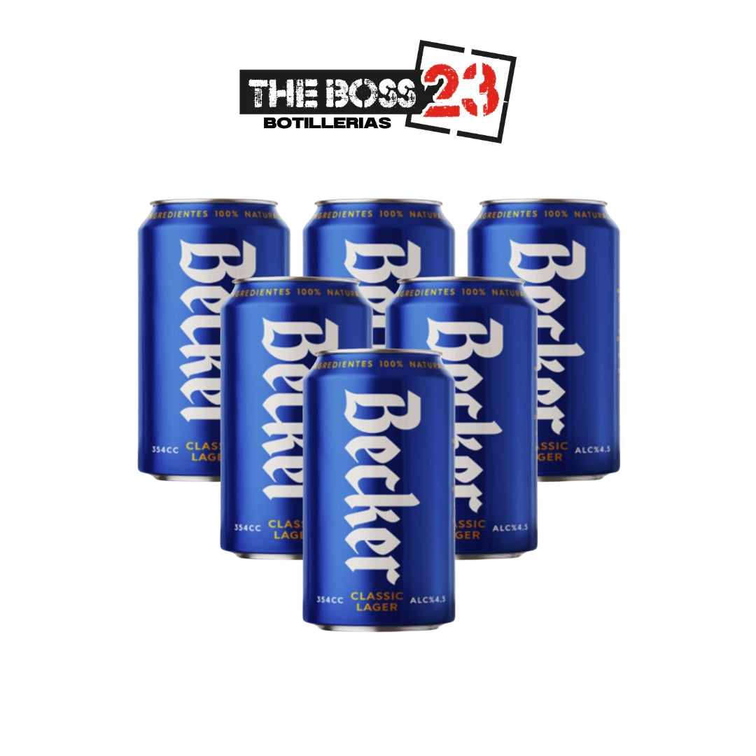 Cerveza Becker lata 350cc | Pack 6