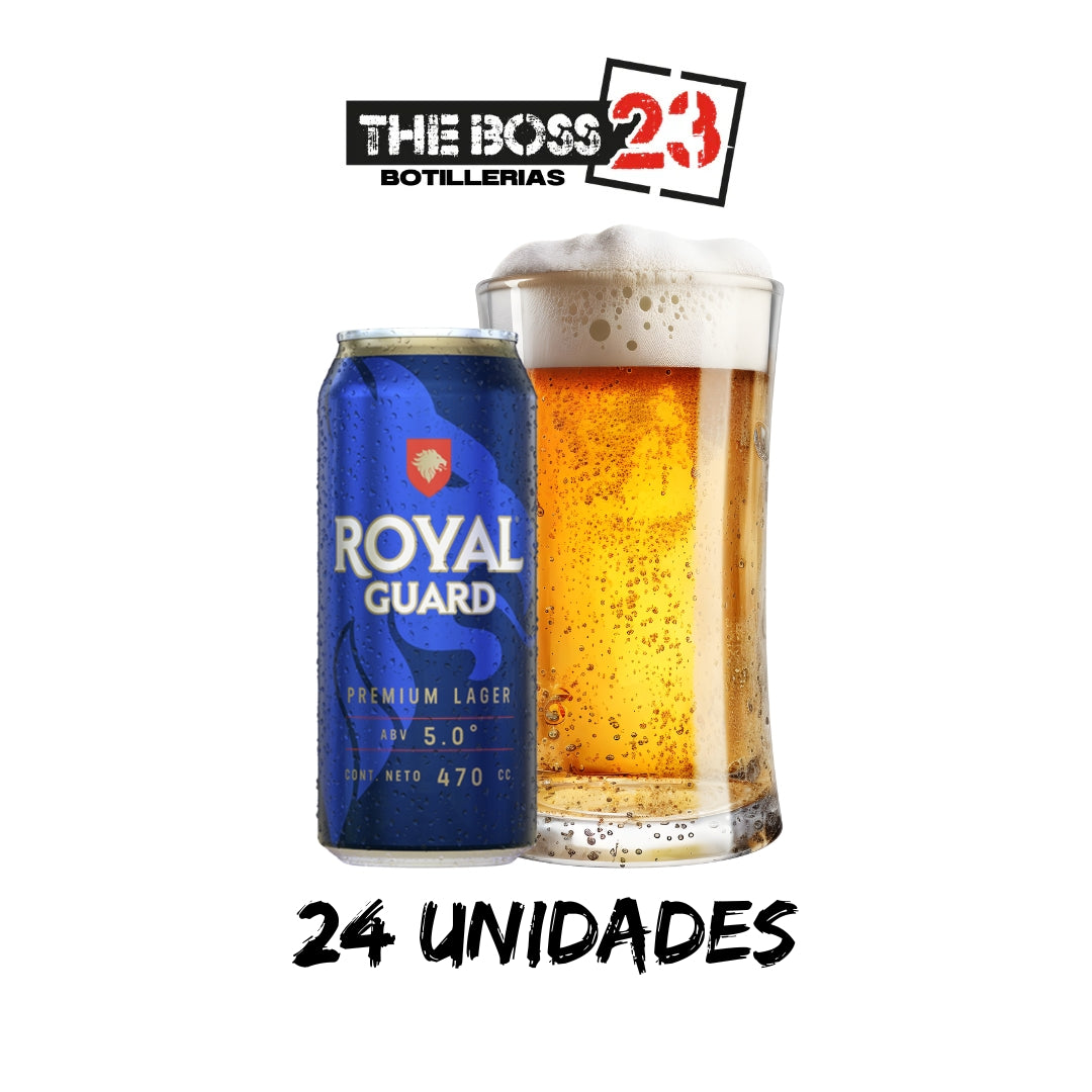 Cerveza Royal Guard Lata 470cc x24