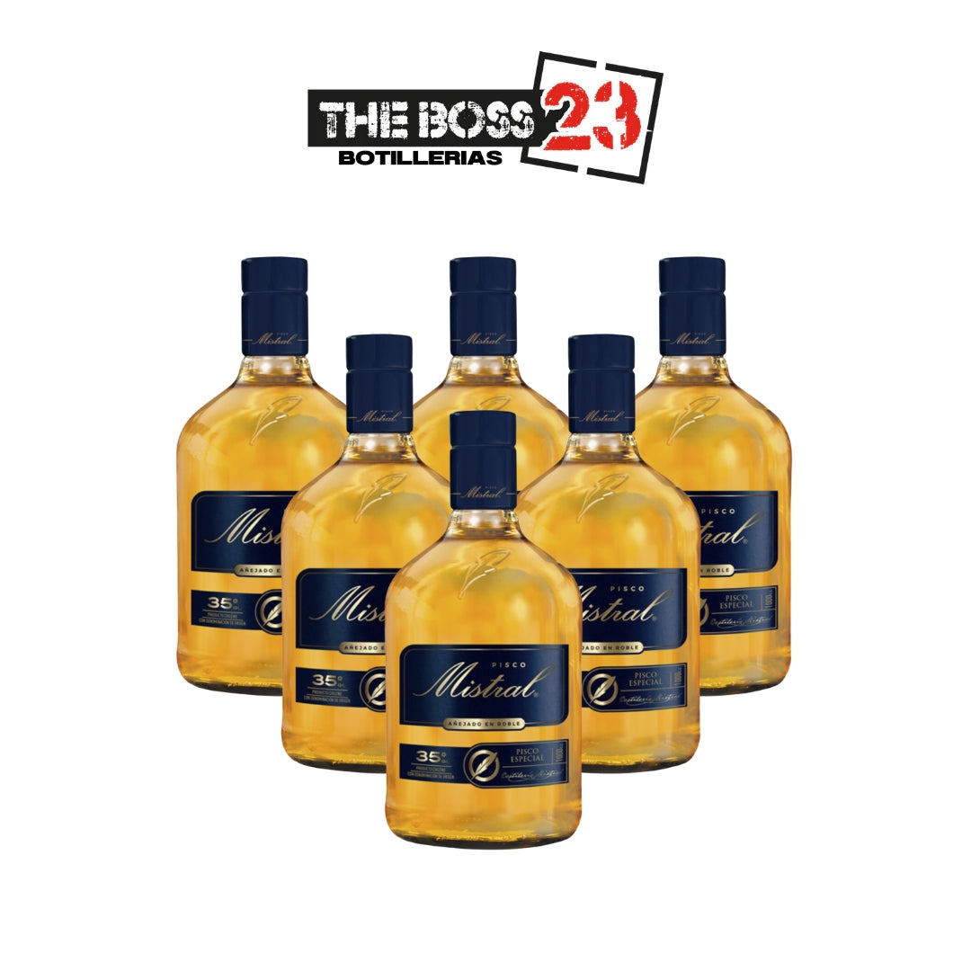Pisco Mistral 35° 1 Litro x6