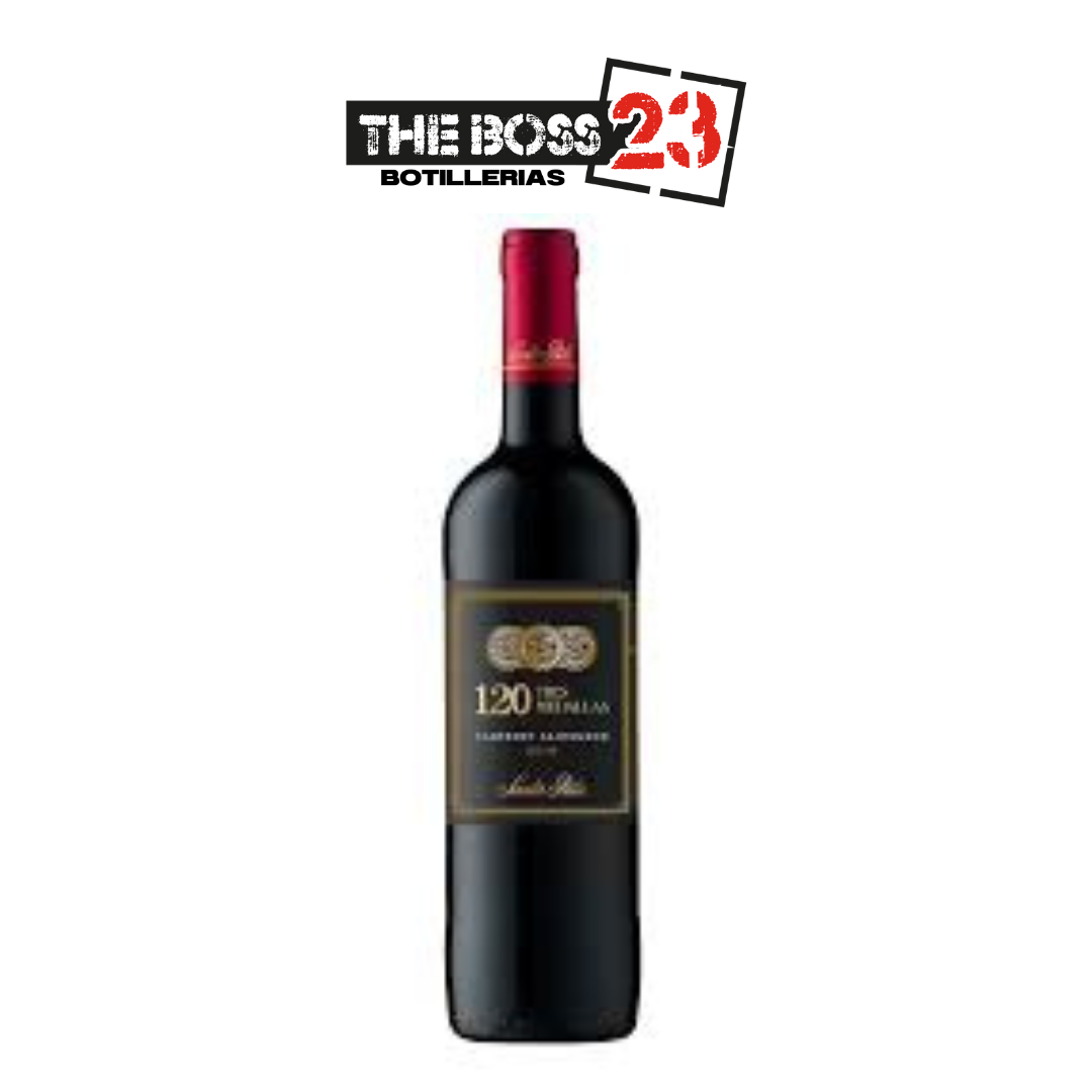Vino 120 Tres medallas cabernet 3/4