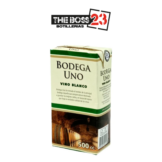 Vino Bodega Uno Blanco caja 500ml