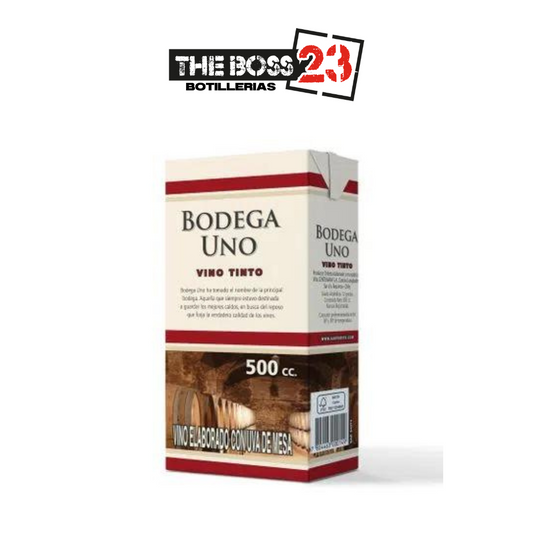 Vino Bodega Uno Tinto caja 500ml