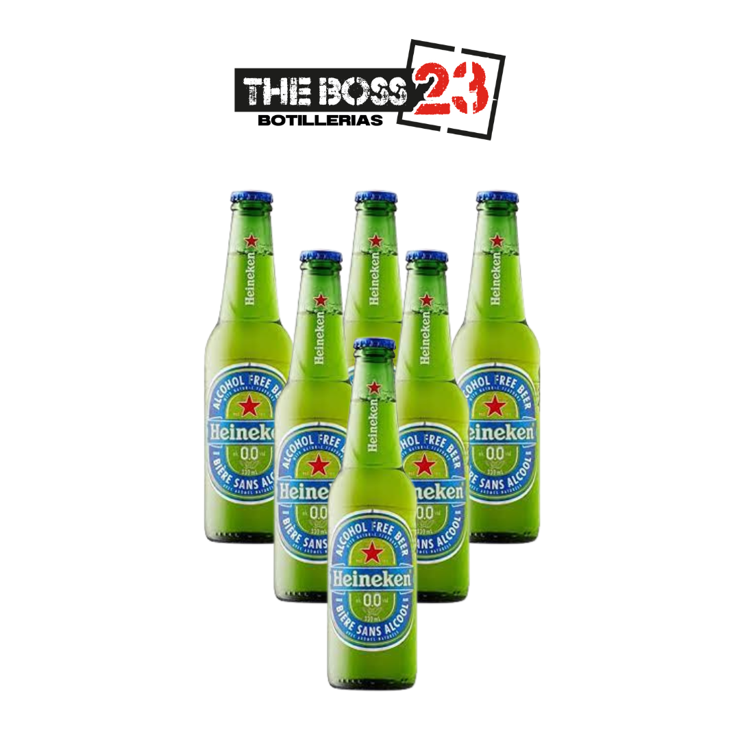 Cerveza Heineken Cero botellin 330 cc | Pack 6