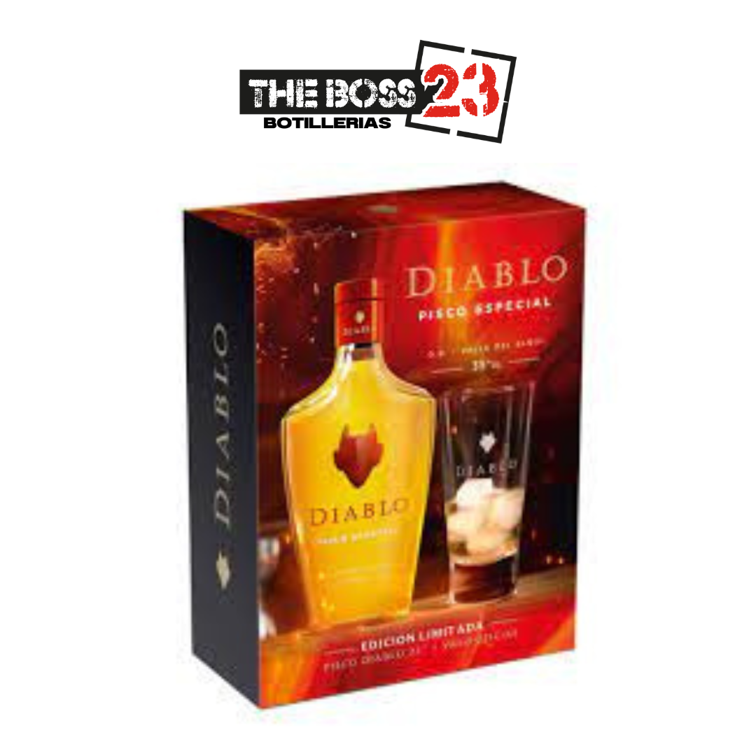 Pack Diablo Especial 35° 700ml + vaso