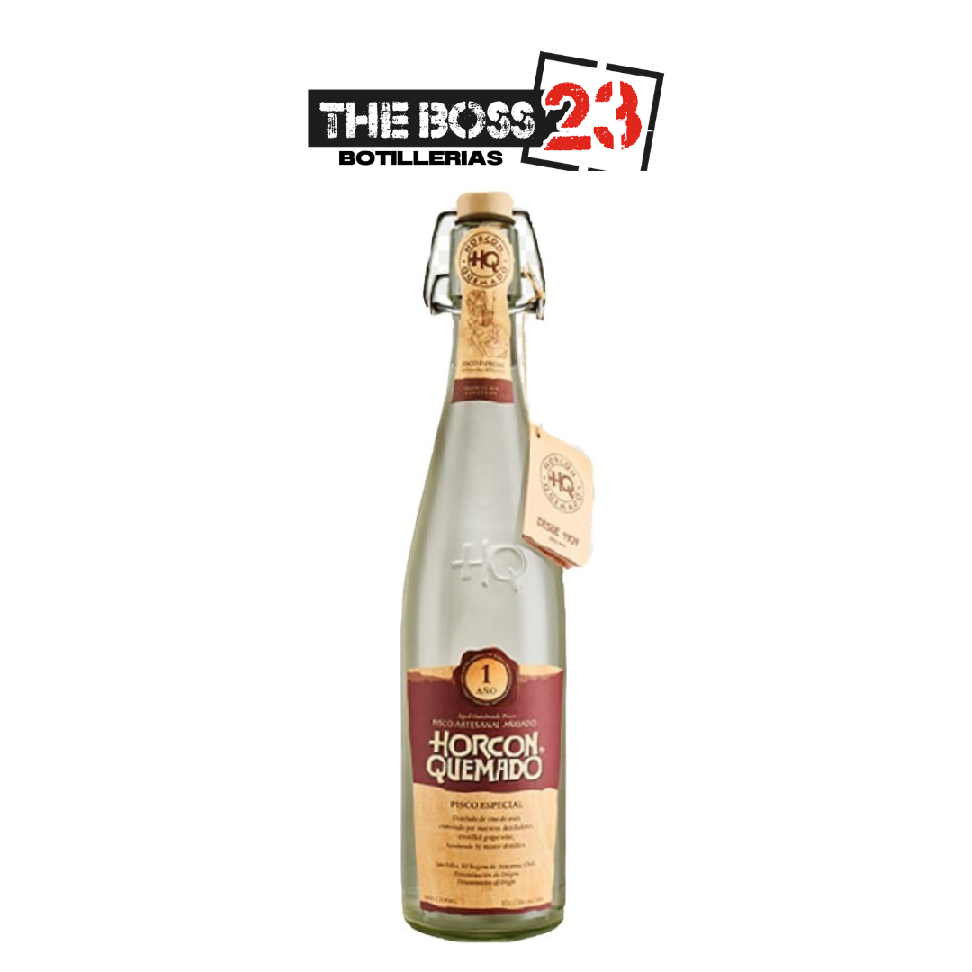 Pisco Horcón Quemado 35º 1 año 645ml