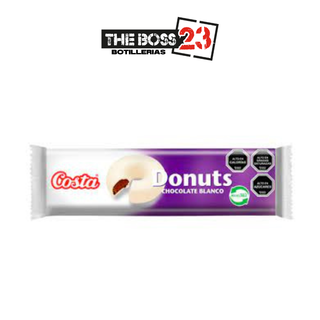 Galleta donuts Chocolate Blanco 100gr