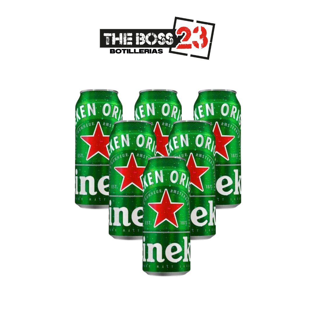 Cerveza Heineken lata 470 ml | Pack 6