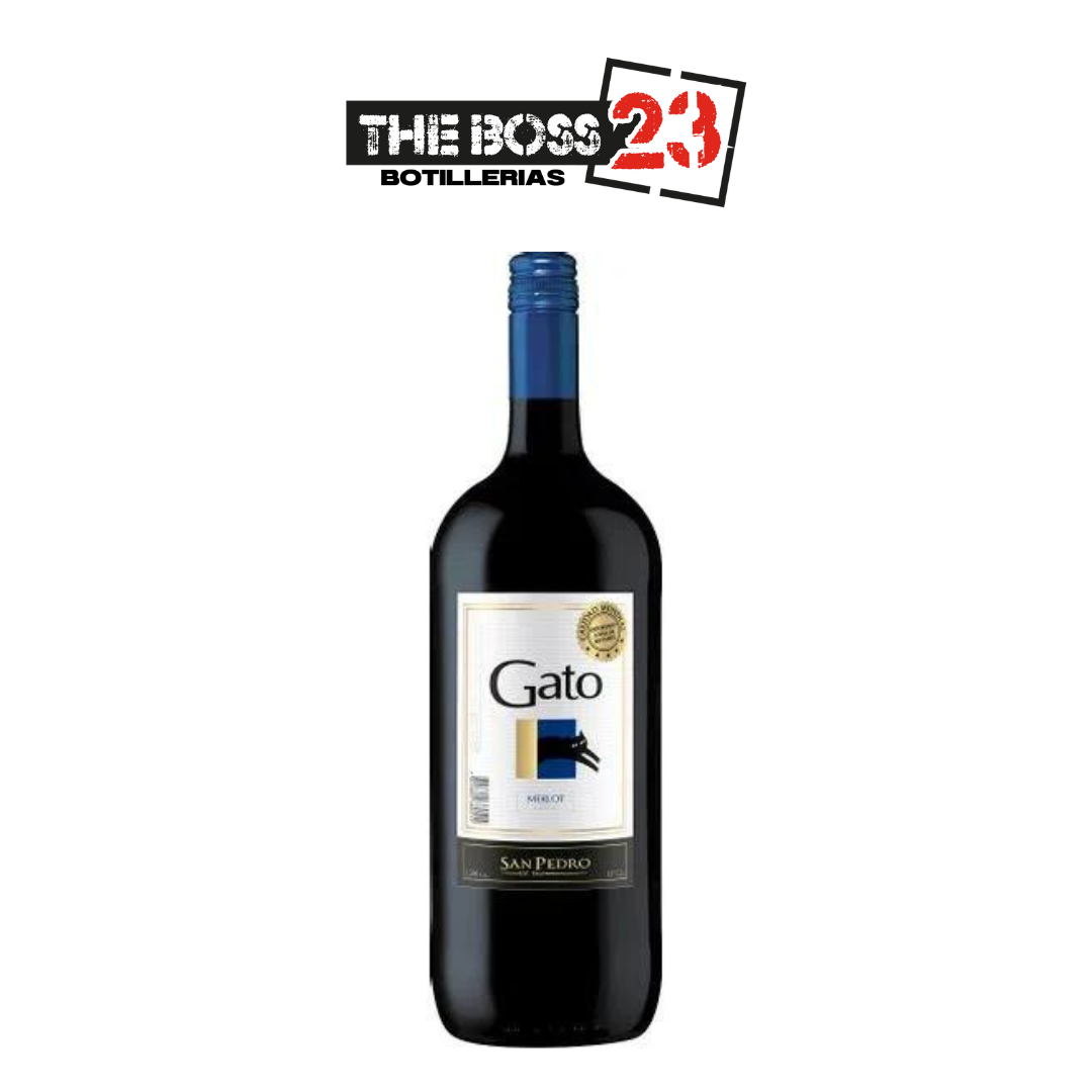 Vino Gato Merlot 1.5L Botellón