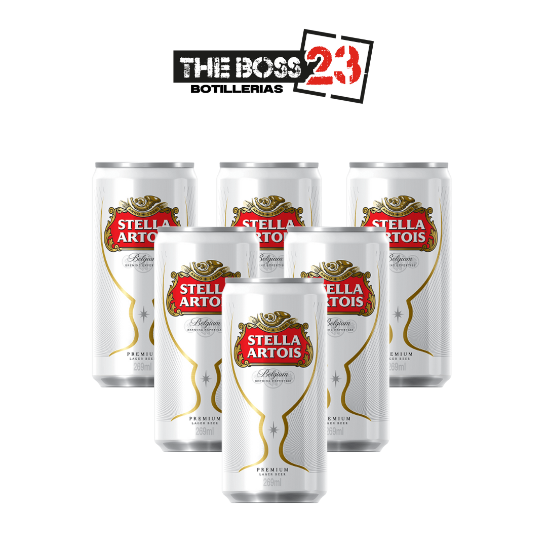 Cerveza Stella Artois lata 269cc | Set 6